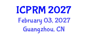 International Conference on Pulmonary and Respiratory Medicine (ICPRM) February 03, 2027 - Guangzhou, China