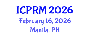 International Conference on Pulmonary and Respiratory Medicine (ICPRM) February 16, 2026 - Manila, Philippines