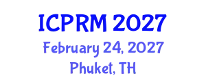 International Conference on Pulmonary and Respiratory Medicine (ICPRM) February 24, 2027 - Phuket, Thailand