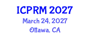 International Conference on Pulmonary and Respiratory Medicine (ICPRM) March 24, 2027 - Ottawa, Canada