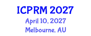 International Conference on Pulmonary and Respiratory Medicine (ICPRM) April 10, 2027 - Melbourne, Australia