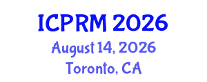 International Conference on Pulmonary and Respiratory Medicine (ICPRM) August 14, 2026 - Toronto, Canada