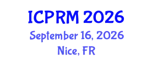 International Conference on Pulmonary and Respiratory Medicine (ICPRM) September 16, 2026 - Nice, France
