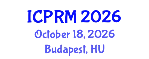 International Conference on Pulmonary and Respiratory Medicine (ICPRM) October 18, 2026 - Budapest, Hungary