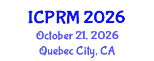 International Conference on Pulmonary and Respiratory Medicine (ICPRM) October 21, 2026 - Quebec City, Canada