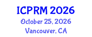 International Conference on Pulmonary and Respiratory Medicine (ICPRM) October 25, 2026 - Vancouver, Canada