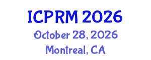 International Conference on Pulmonary and Respiratory Medicine (ICPRM) October 28, 2026 - Montreal, Canada