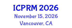 International Conference on Pulmonary and Respiratory Medicine (ICPRM) November 15, 2026 - Vancouver, Canada