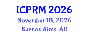 International Conference on Pulmonary and Respiratory Medicine (ICPRM) November 18, 2026 - Buenos Aires, Argentina