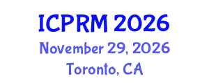 International Conference on Pulmonary and Respiratory Medicine (ICPRM) November 29, 2026 - Toronto, Canada