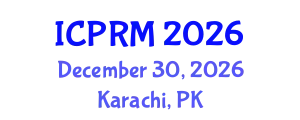International Conference on Pulmonary and Respiratory Medicine (ICPRM) December 30, 2026 - Karachi, Pakistan