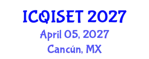 International Conference on Quantum Information Science, Engineering and Technology (ICQISET) April 05, 2027 - Cancún, Mexico