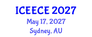 International Conference on Energy, Environmental and Chemical Engineering (ICEECE) May 17, 2027 - Sydney, Australia