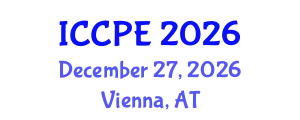 International Conference on Chemical and Process Engineering (ICCPE) December 27, 2026 - Vienna, Austria