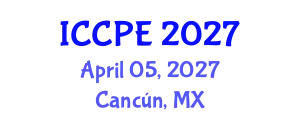 International Conference on Chemical and Process Engineering (ICCPE) April 05, 2027 - Cancún, Mexico