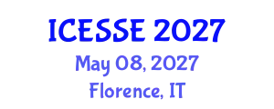 International Conference on Earth and Space Sciences and Engineering (ICESSE) May 08, 2027 - Florence, Italy