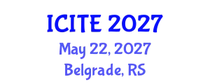 International Conference on Information Technology and Engineering (ICITE) May 22, 2027 - Belgrade, Serbia