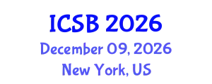 International Conference on Systems Biology (ICSB) December 09, 2026 - New York, United States