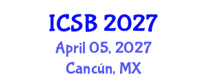 International Conference on Systems Biology (ICSB) April 05, 2027 - Cancún, Mexico