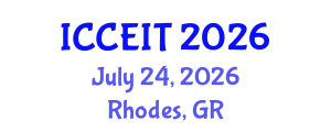 International Conference on Computer Education and Instructional Technology (ICCEIT) July 24, 2026 - Rhodes, Greece
