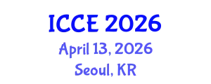 International Conference on Chemical Engineering (ICCE) April 13, 2026 - Seoul, Republic of Korea