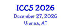 International Conference on Computational Science (ICCS) December 27, 2026 - Vienna, Austria