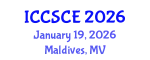 International Conference on Civil, Structural and Construction Engineering (ICCSCE) January 19, 2026 - Maldives, Maldives