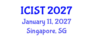 International Conference on Information Science and Technology (ICIST) January 11, 2027 - Singapore, Singapore