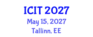 International Conference on Information Theory (ICIT) May 15, 2027 - Tallinn, Estonia
