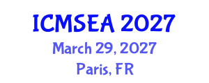 International Conference on Mathematical Sciences, Engineering and Applications (ICMSEA) March 29, 2027 - Paris, France