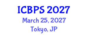 International Conference on Biomedical and Pharmaceutical Sciences (ICBPS) March 25, 2027 - Tokyo, Japan