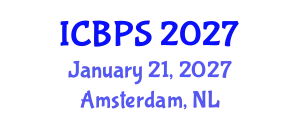 International Conference on Biomedical and Pharmaceutical Sciences (ICBPS) January 21, 2027 - Amsterdam, Netherlands