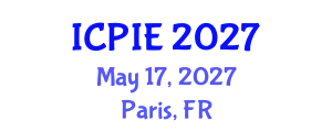 International Conference on Production and Industrial Engineering (ICPIE) May 17, 2027 - Paris, France