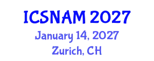 International Conference on Social Network Analysis and Mining (ICSNAM) January 14, 2027 - Zurich, Switzerland