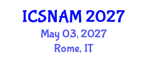 International Conference on Social Network Analysis and Mining (ICSNAM) May 03, 2027 - Rome, Italy