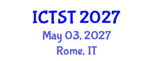 International Conference on Transport Science and Technology (ICTST) May 03, 2027 - Rome, Italy