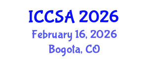 International Conference on Computer Science and Applications (ICCSA) February 16, 2026 - Bogota, Colombia