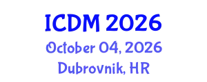 International Conference on Data Mining (ICDM) October 04, 2026 - Dubrovnik, Croatia