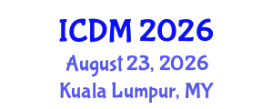 International Conference on Data Mining (ICDM) August 23, 2026 - Kuala Lumpur, Malaysia