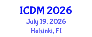 International Conference on Data Mining (ICDM) July 19, 2026 - Helsinki, Finland
