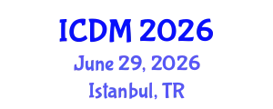 International Conference on Data Mining (ICDM) June 29, 2026 - Istanbul, Turkey