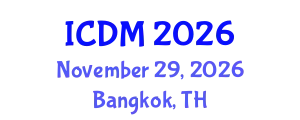 International Conference on Data Mining (ICDM) November 29, 2026 - Bangkok, Thailand