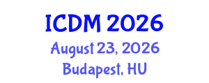 International Conference on Data Mining (ICDM) August 23, 2026 - Budapest, Hungary