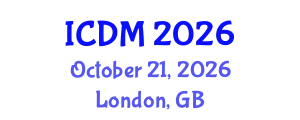 International Conference on Data Mining (ICDM) October 21, 2026 - London, United Kingdom