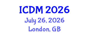 International Conference on Data Mining (ICDM) July 26, 2026 - London, United Kingdom