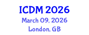 International Conference on Data Mining (ICDM) March 09, 2026 - London, United Kingdom