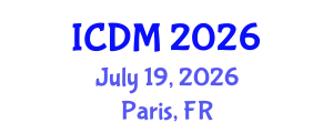 International Conference on Data Mining (ICDM) July 19, 2026 - Paris, France