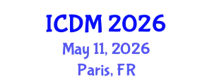 International Conference on Data Mining (ICDM) May 11, 2026 - Paris, France
