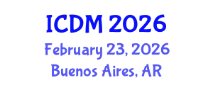 International Conference on Data Mining (ICDM) February 23, 2026 - Buenos Aires, Argentina