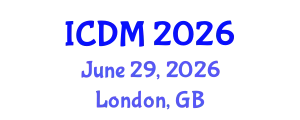 International Conference on Data Mining (ICDM) June 29, 2026 - London, United Kingdom